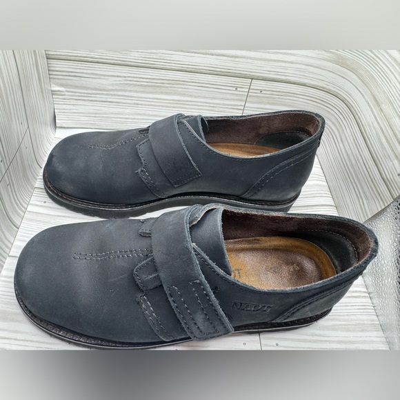 NAOT BLACK LEATHER LOAFERS MADE IN ISRAEL size 40 W-9 M-7 - Picture 6 of 10